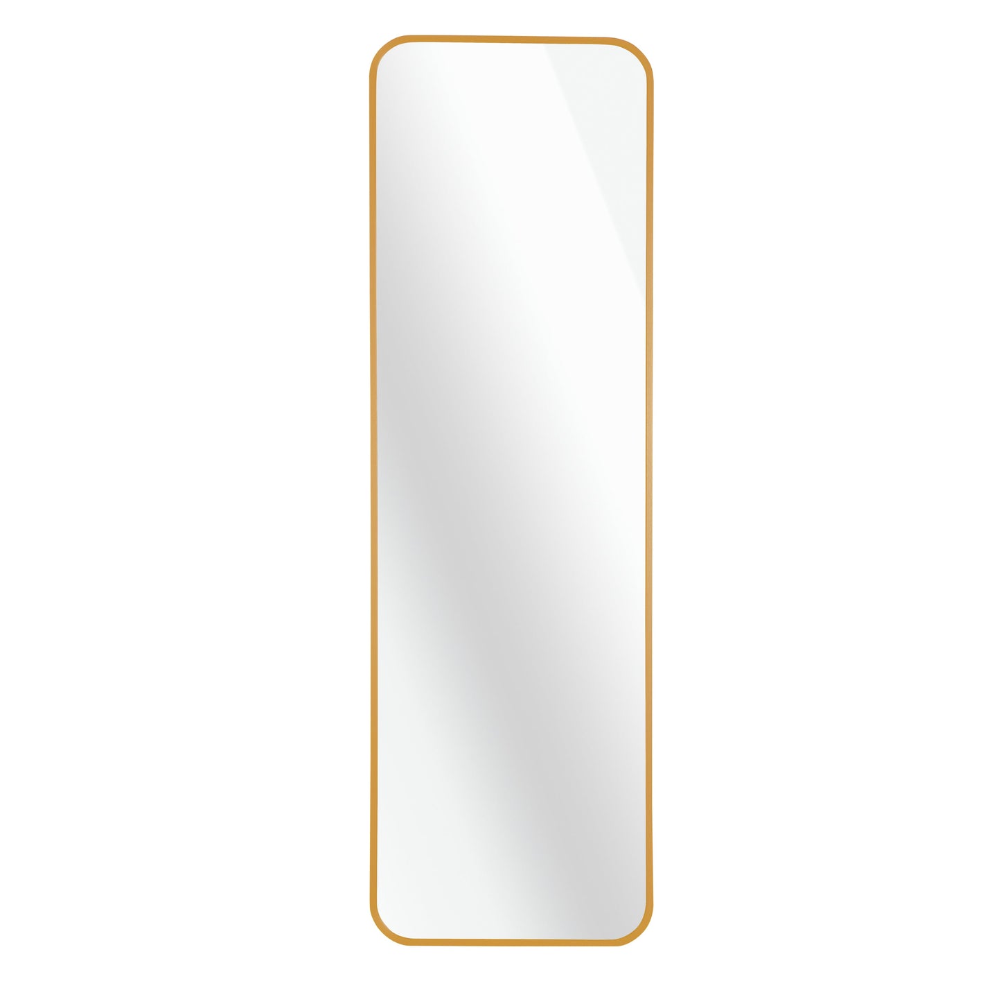 Gold 47 x 14IN Door mirror.